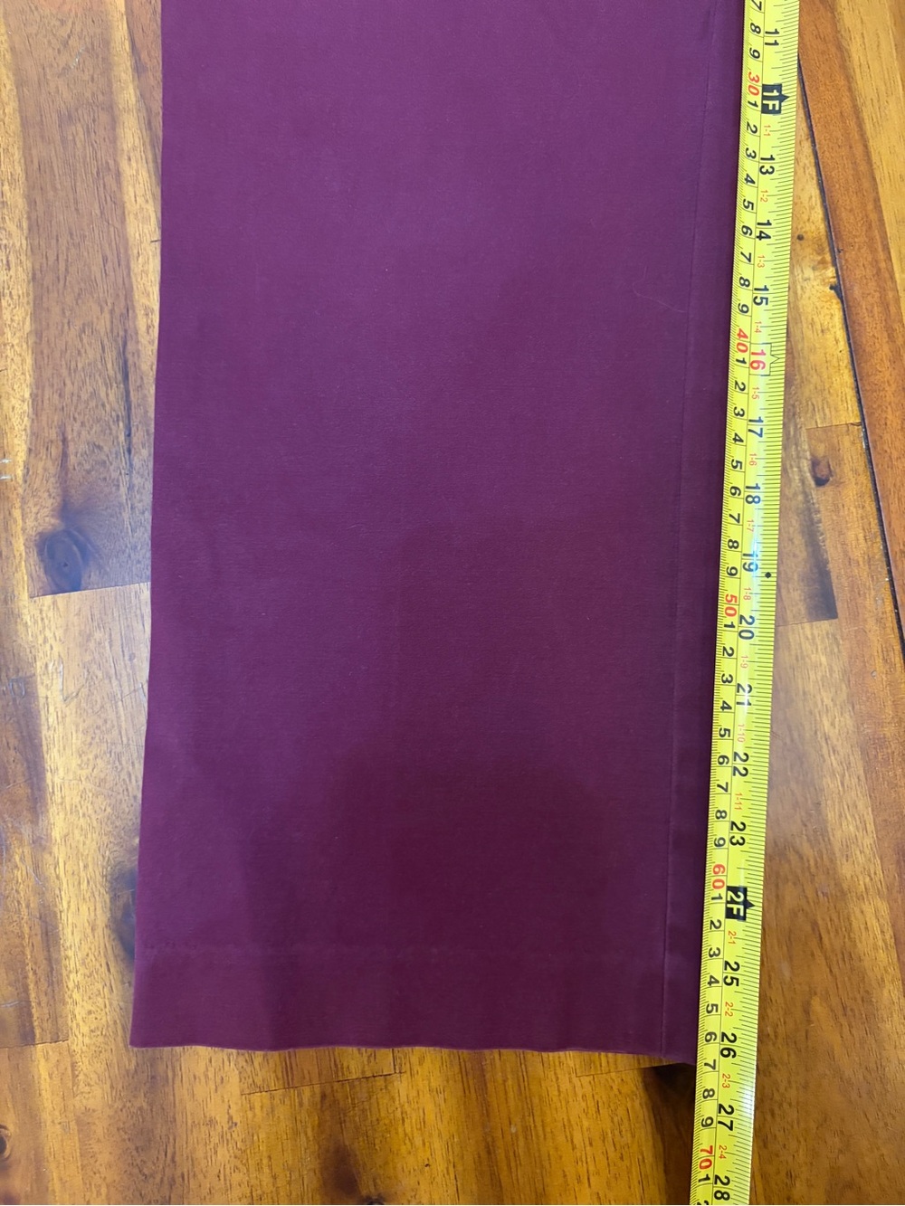 J.Crew Martie Size 10 Burgundy/Maroon Slim Stretch Pants Size 10 - Picture 4 of 5